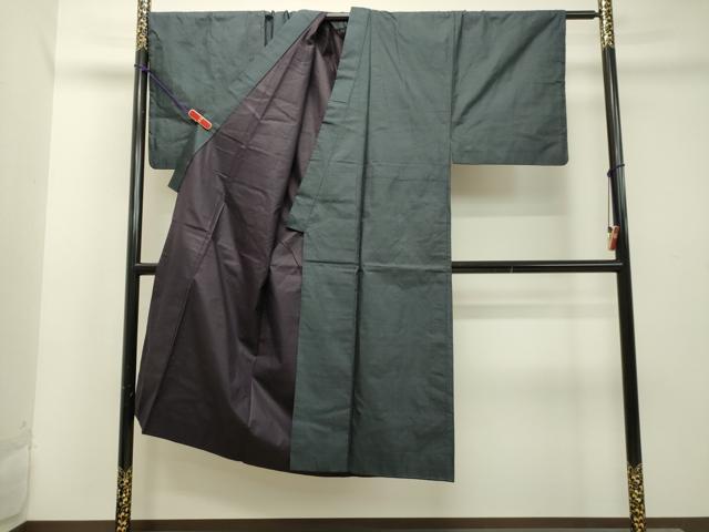 平和屋着物○男性 本場大島紬 アンサンブル 100亀甲 総詰め 正絹 逸品