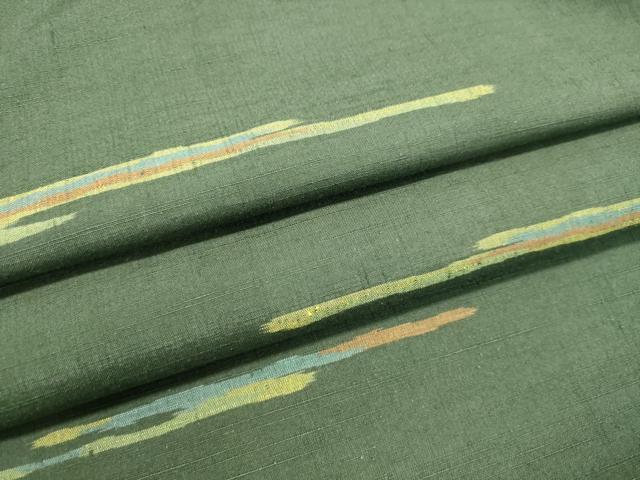 平和屋着物●上質な紬　エ霞文　正絹　逸品　DAAT1206tw