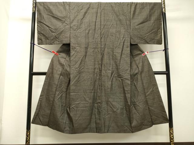 平和屋着物○男性 本場大島紬 100亀甲 総詰め 正絹 逸品 DAAT1207tw 