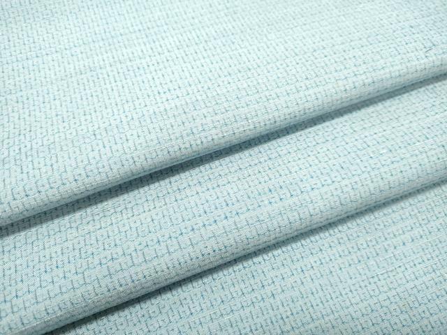 平和屋着物●結城紬　80亀甲　総詰め　正絹　逸品　DAAT1246tw