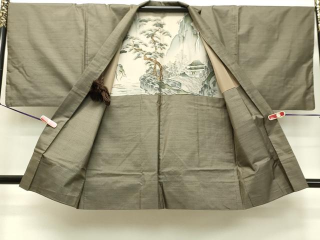 平和屋着物○男性 本場大島紬 アンサンブル 100亀甲 総詰め 前田（洋