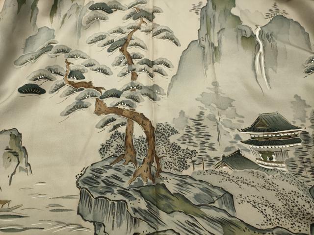 平和屋着物○男性 本場大島紬 アンサンブル 100亀甲 総詰め 前田（洋