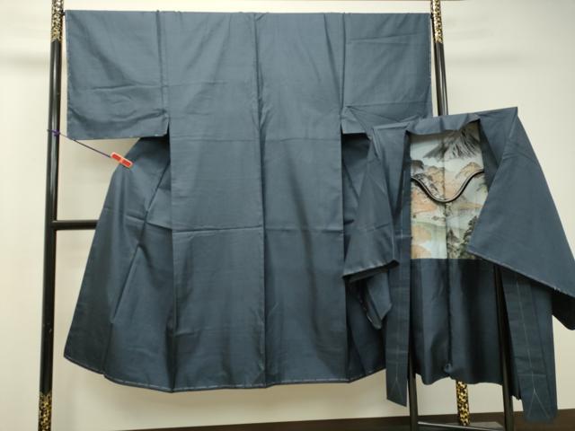 平和屋着物●男性　本場大島紬　アンサンブル　100亀甲　総詰め　正絹　逸品　未使用　DAAT1280tw