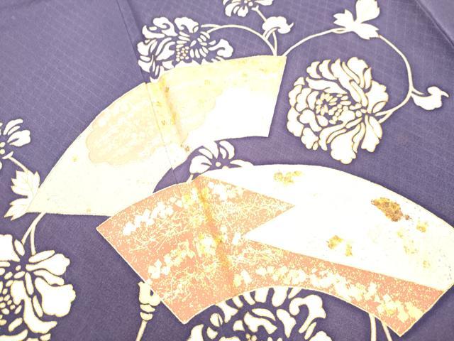 平和屋着物○訪問着 地紙草花文 金銀彩 正絹 逸品 DAAT1296tw
