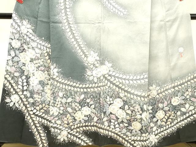 平和屋着物○訪問着 作家物 総絞り 辻が花 暈し染め 正絹 逸品