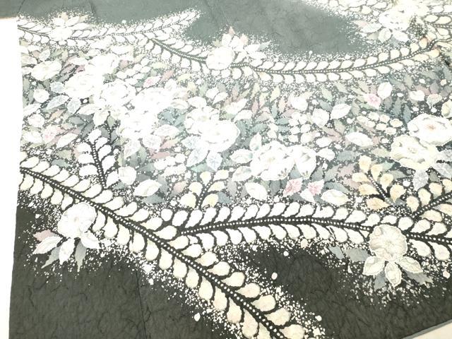 平和屋着物○訪問着 辻が花 絞り 暈し染め ロング丈 正絹 逸品 CABA1335gh