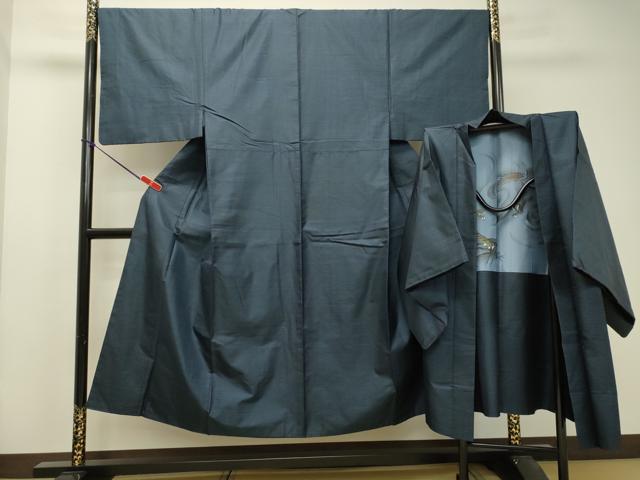 平和屋着物●男性　本場大島紬　アンサンブル　100亀甲　総詰め　正絹　逸品　DAAT1314tw