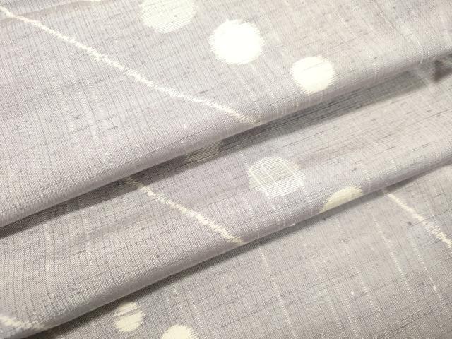 平和屋着物●上質な紬　背抜き仕立て　抽象文様　やまと誂製  　正絹　逸品　未使用　DAAT1335tw