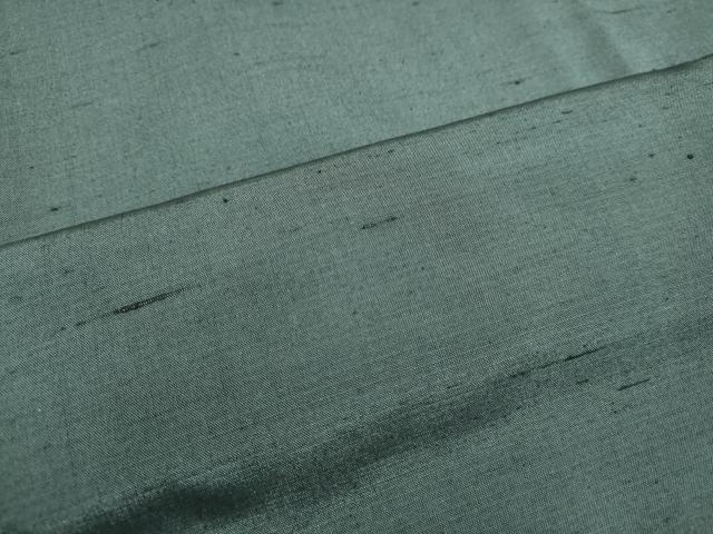 平和屋着物○男性 紬 アンサンブル 高麗納戸色 正絹 逸品 DAAT1348tw