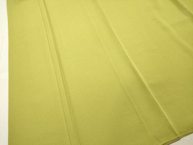 平和屋着物○上質な色無地 抹茶色 正絹 逸品 未使用 DAAT1362tw