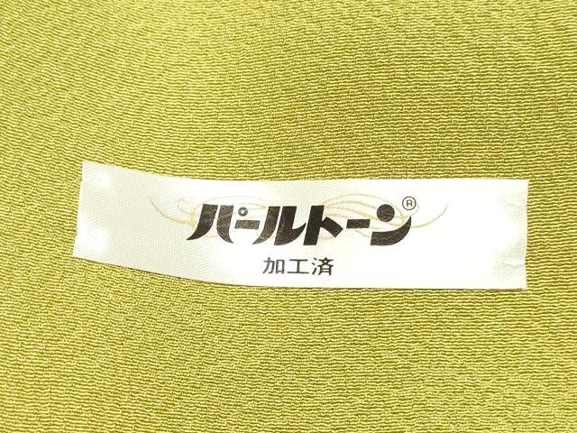 平和屋着物○上質な色無地 抹茶色 正絹 逸品 未使用 DAAT1362tw