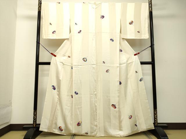 平和屋着物●上質な小紋　手描き　駒　正絹　逸品　DAAT1388tw 平和屋着物○上質な小紋 手描き 駒 正絹 逸品 DAAT1388tw