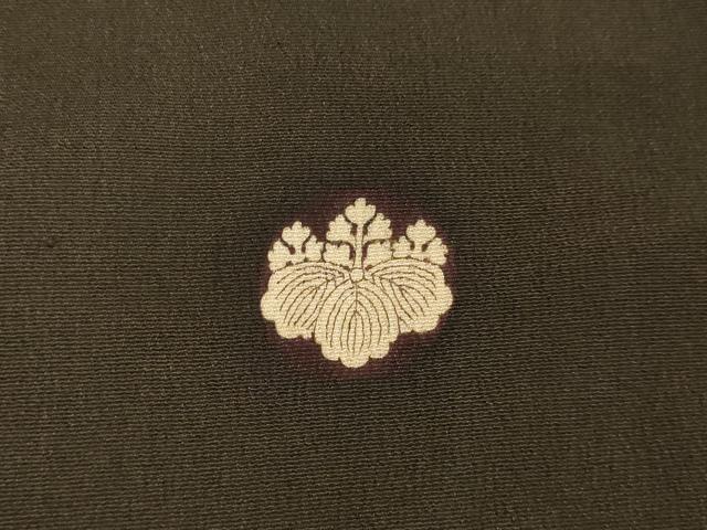 平和屋着物○アンティーク 大正ロマン 振袖 両褄 駒刺繍 御所車文 暈し