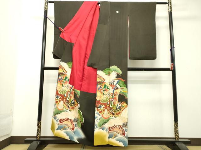 平和屋着物□極上 伝統工芸 伊勢型写 伝統工芸士 喜三郎 江戸小紋 寄せ