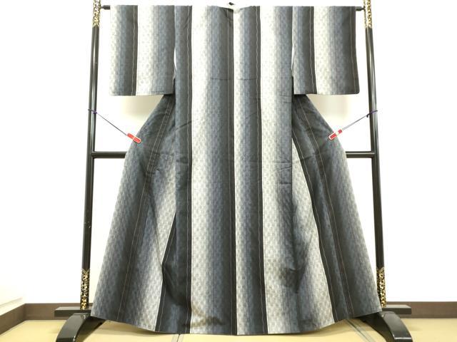 平和屋着物○上質な紬 変わり間道 正絹 逸品 DAAS3425ps