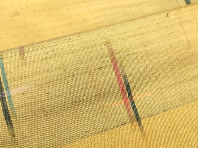 平和屋着物○上質な紬 絣文様 正絹 逸品 DAAT1504tw