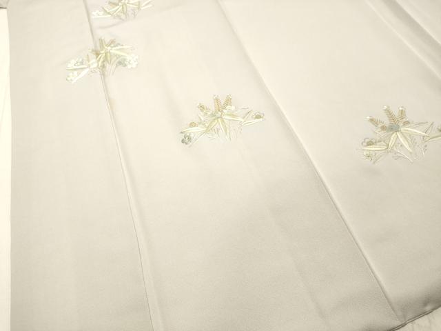 平和屋着物○訪問着 総刺繍 草花文 金銀糸 正絹 逸品 DAAT1512tw