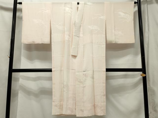 平和屋着物■長襦袢　袷　地紙花唐草地紋　暈し染め　正絹　逸品　DAAT7602ob