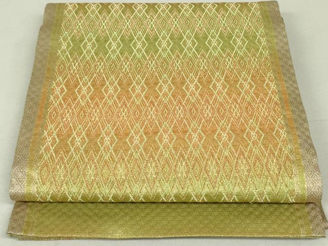 正絹 袋帯 太鼓柄 伊豆蔵明彦 ひなや工房 組紐 極上 逸品 未使用品 平和屋着物○ひなや工房 くむ・あむ・おる 伊豆蔵明彦 組織 太鼓柄