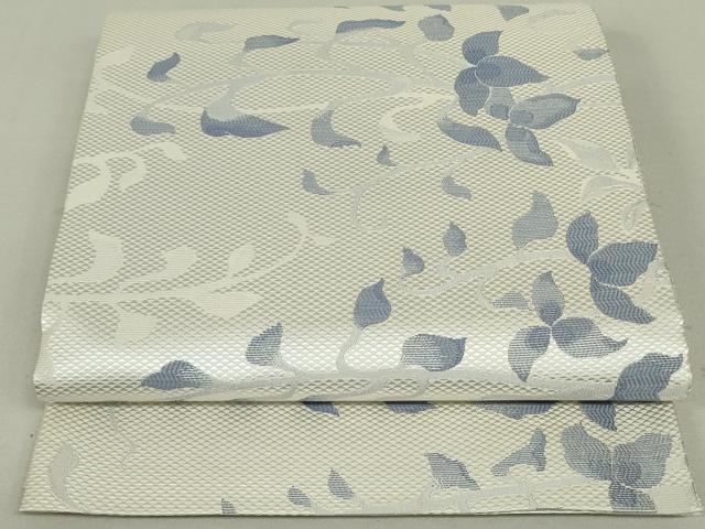 平和屋着物●本場筑前博多織　六通柄袋帯　花唐草文　やまと誂製　正絹　逸品　DAAT7734ob