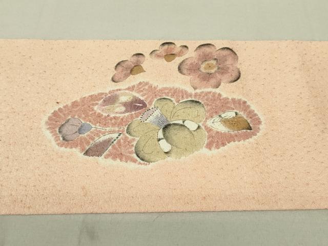 平和屋着物○九寸名古屋帯 作家物 手描き 辻が花 正絹 逸品 DAAT7745ob