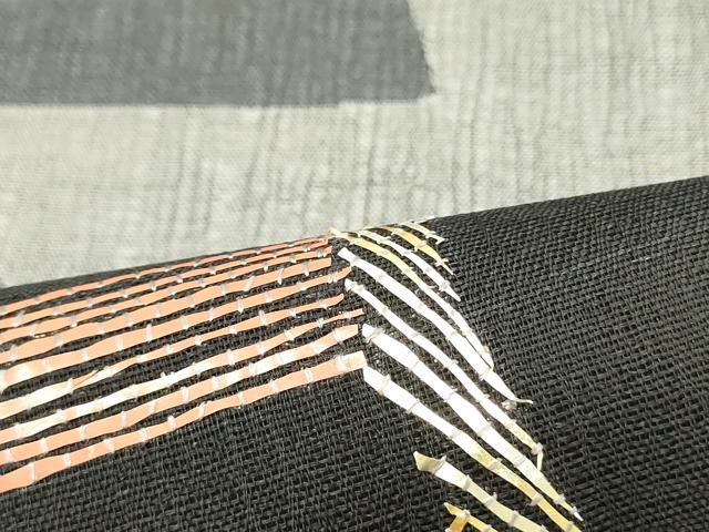 平和屋着物○六通柄袋帯 スリーシーズン 春夏秋 櫛織 抽象