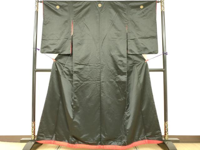 平和屋着物●黒紋付　和装　婚礼　結婚式　花嫁　神社挙式　赤ふき　逸品　DAAT8671zy