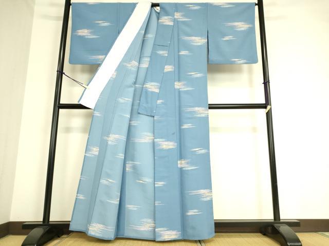 平和屋着物▽小紋 単衣 霞文 洗える着物 DAAT9163az