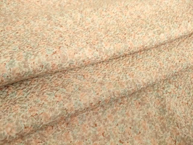 平和屋着物▽上質な小紋　単衣　霞文　正絹　逸品　未使用　DAAT9196az