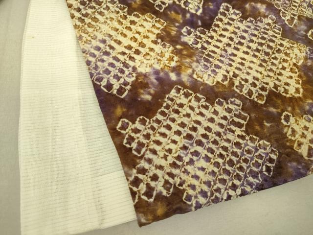 平和屋着物●本場筑前博多織　両面　全通柄袋帯　古稀染　黒田間道　金銀糸　正絹　逸品　未使用　DAAS3617ps 平和屋着物○本場筑前博多織 両面 全通柄袋帯 古稀染 黒田間