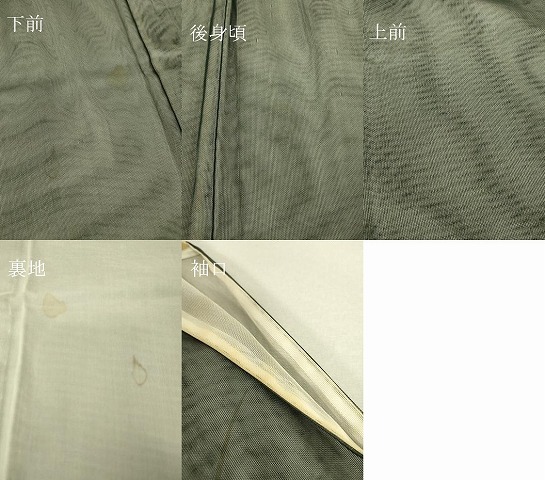 平和屋着物▽訪問着　無双　紗袷　紗×紗　萩文　金彩　正絹　逸品　DAAT9479az_9
