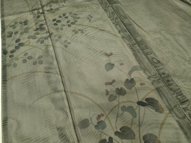 平和屋着物▽訪問着　無双　紗袷　紗×紗　萩文　金彩　正絹　逸品　DAAT9479az_5