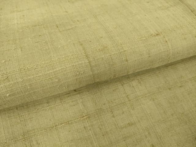 平和屋着物▽生紬 単衣 木蘭色 正絹 逸品 DAAT9496az