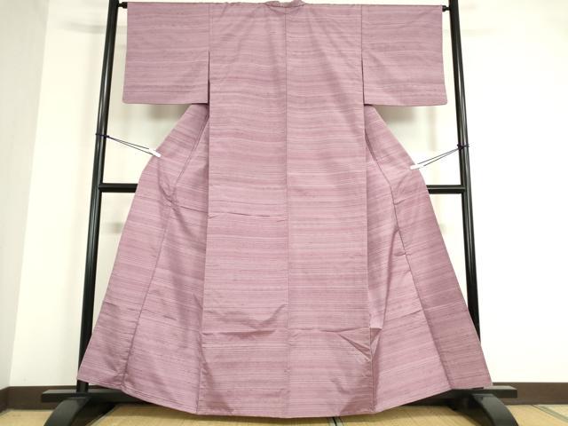 平和屋着物○全通柄九寸名古屋帯 紬地 霞文 正絹