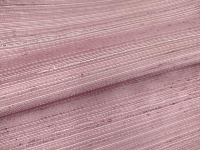 平和屋着物▽上質な紬 単衣 霞文 めがね織 正絹 逸品 DAAT9733az 