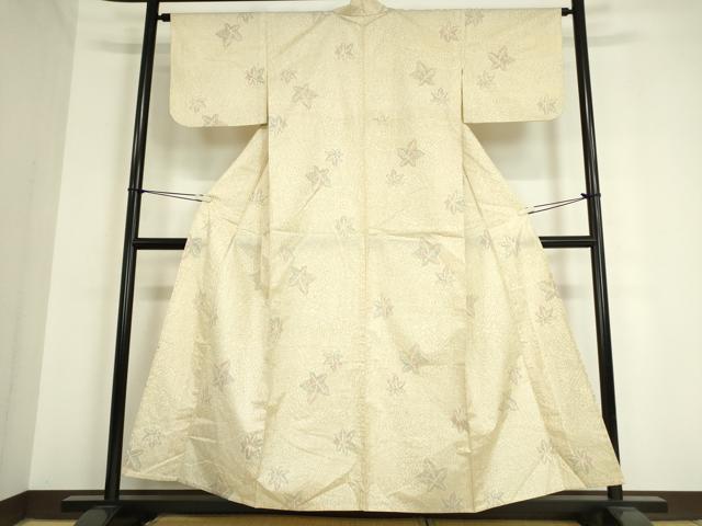 平和屋着物○黄八丈 紬 正絹 逸品 AAAU0021np