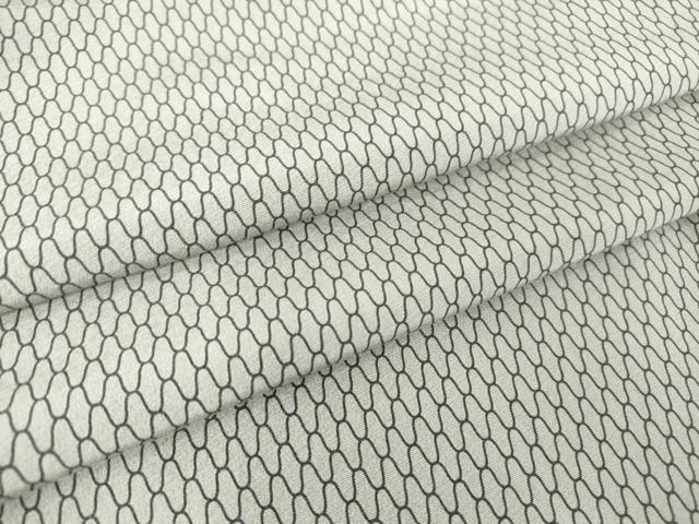 平和屋着物▽江戸小紋　単衣　網目文　正絹　逸品　DAAT9895az