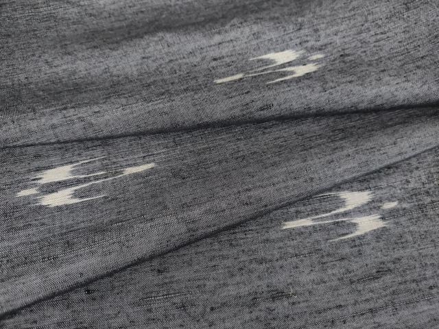 平和屋着物▽上質な紬　単衣　燕絣　正絹　逸品　DAAT9925az