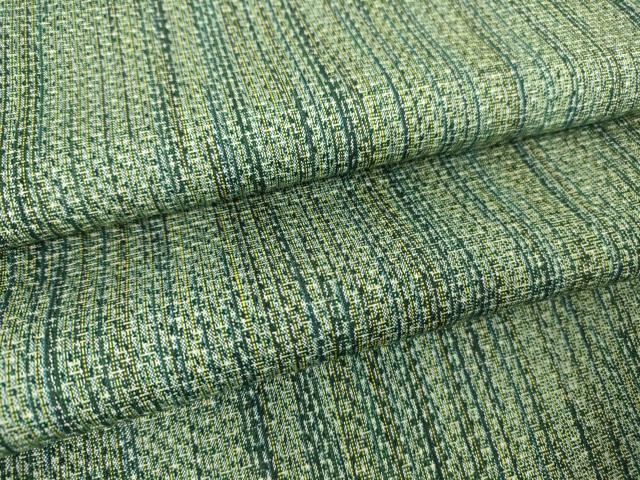 平和屋着物▽上質な紬　単衣　縞　正絹　逸品　DAAT9931az