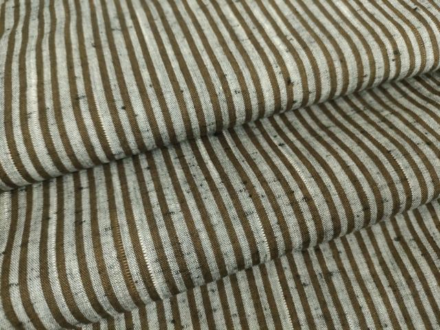 平和屋着物▽男性　小紋　単衣　縞　綿　逸品　DAAT9945az