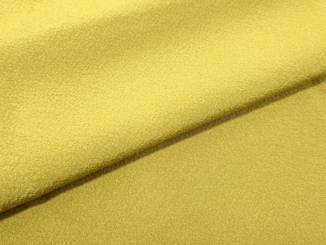 平和屋着物○上質な色無地 青朽葉色 正絹 逸品 DAAU0601tw