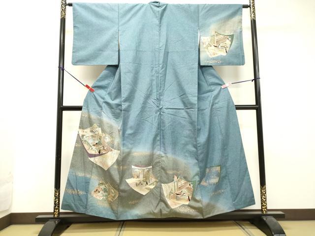 ぴ*の様 着物 裄68 本場大島紬 正絹 東京ますいわ屋 素敵な