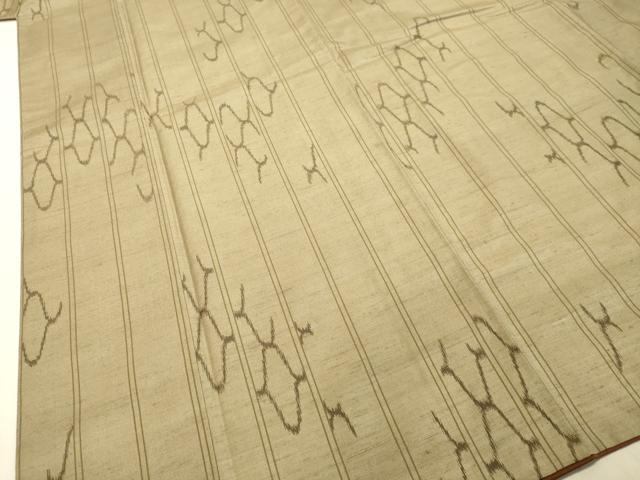 平和屋着物○上質な紬 抽象間道 正絹 逸品 DAAU0688tw 紬