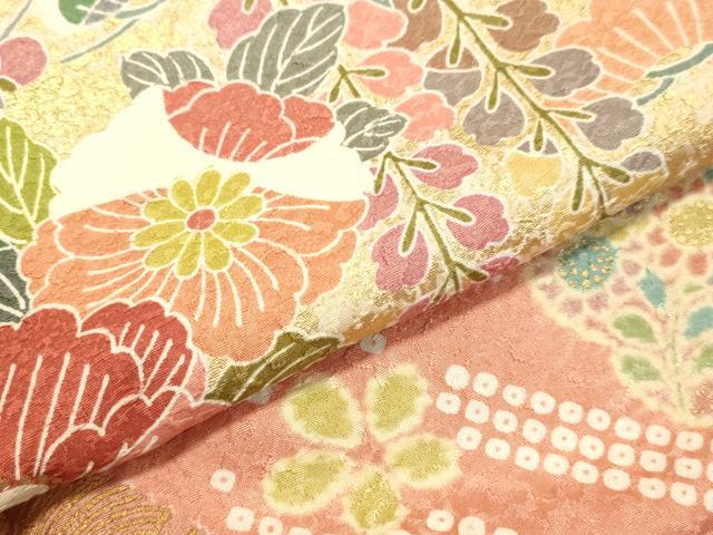 平和屋着物○訪問着 流水辻が花 金彩 正絹 逸品 DAAU0692tw