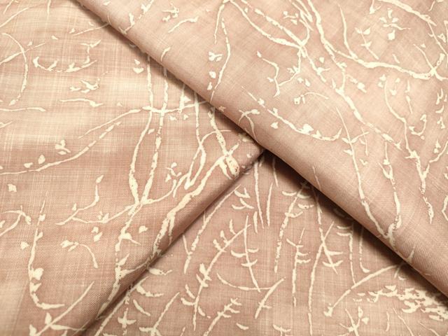 平和屋着物●本場染大島紬　草葉文　正絹　逸品　DAAU0701tw