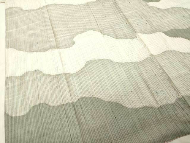 平和屋着物●訪問着　紬地　抽象文様　正絹　逸品　DAAU0735tw 平和屋着物○訪問着 紬地 抽象文様 正絹 逸品 DAAU0735tw