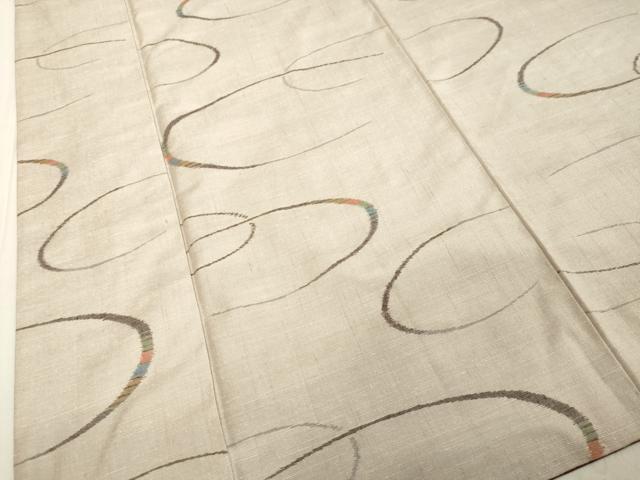 平和屋着物○上質な紬 抽象文様 正絹 逸品 DAAU0750tw