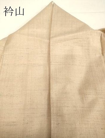 平和屋着物○上質な紬 白茶色 正絹 逸品 DAAU0754tw