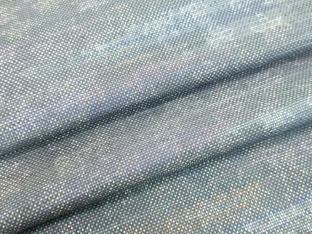 平和屋着物●本場大島紬　7マルキ　舞葉文　正絹　逸品　DAAU0761tw