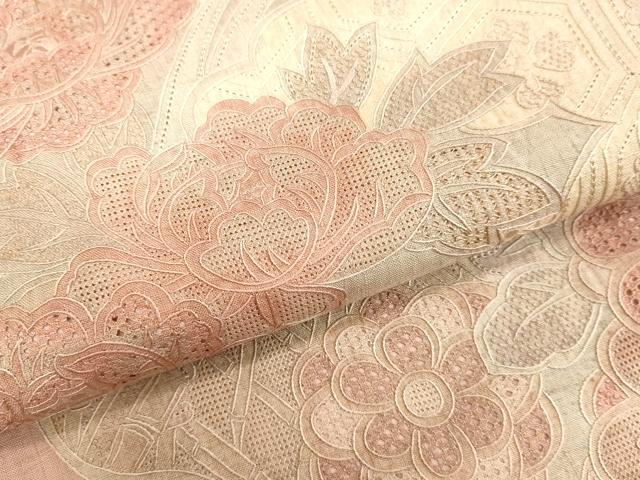 平和屋着物○中国三大刺繍 汕頭刺繍 スワトウ刺繍 総刺繍 訪問着